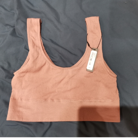 SKIMS Other - BRAND NEW Skims Ribbed Scoop Bralette in Rose Clay